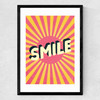 Smile by Scribbler Medium Black Frame