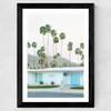 Palm Springs by Oh Fine! Art Wide Black Frame