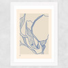 Oyster Study Wide White Frame