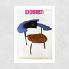 1985 RCA student designed chair blue Unframed Print