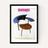 1985 RCA student designed chair blue