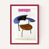 1985 RCA student designed chair blue