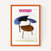 1985 RCA student designed chair blue