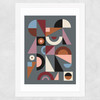 Graphic IX Wide White Frame