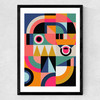 Graphic XIII Medium Black Frame