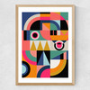 Graphic XIII Medium Oak Frame