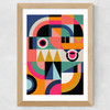 Graphic XIII Wide Oak Frame