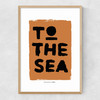 To The Sea Narrow Oak Frame