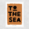 To The Sea Narrow White Frame