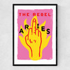 Aries - The Rebel Narrow Black Frame