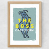 Capricorn - The Boss Wide Oak Frame