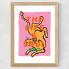 Leo - The Life and Soul Wide Oak Frame
