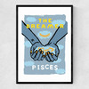 Pisces - The Dreamer Narrow Black Frame