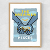 Pisces - The Dreamer Medium Oak Frame