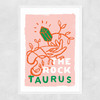Taurus - The Rock Narrow White Frame