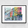 Carnaby Street Narrow Black Frame