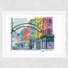 Carnaby Street Wide White Frame