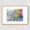 Carnaby Street Narrow Oak Frame