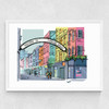 Carnaby Street Medium White Frame