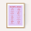 Dumpling Menu (Purple)