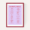 Dumpling Menu (Purple)
