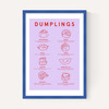 Dumpling Menu (Purple)