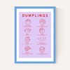 Dumpling Menu (Purple)