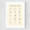 Pasta Guide Medium White Frame