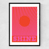 Shine Narrow Black Frame