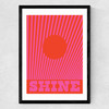 Shine Medium Black Frame