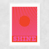 Shine Narrow White Frame