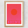 Shine Wide Oak Frame