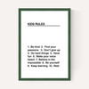 Kids' Rules