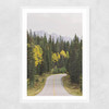 The Way to Autumn Narrow White Frame