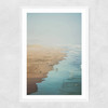 Ocean Beach Narrow White Frame