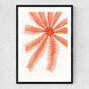 Vintage Starfish 1 Narrow Black Frame