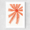 Vintage Starfish 1 Medium White Frame