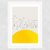 A Thousand Birds Wide White Frame