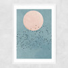 Fly Away Narrow White Frame