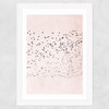 Moving On (Pink) Wide White Frame