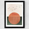 Rising Wide Black Frame