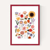 Flower Chart White