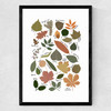 Leaf Chart Medium Black Frame