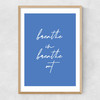 Breathe In by Violet Studio Narrow Oak Frame