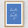 Breathe In by Violet Studio Wide Oak Frame