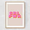 GRL PWR Narrow Oak Frame