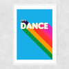 Let's Dance by ShowMeMars Narrow White Frame