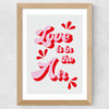 Love Is In The Air Wide Oak Frame