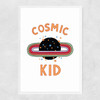 Cosmic Kid Narrow White Frame