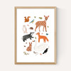 Woodland animals